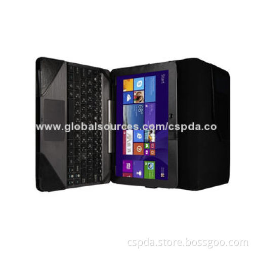 Fashionable Black Color Book Folio Bluetooth Keyboard Case for Asus Transformer Pad TF103C